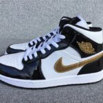JORDAN 1 MID BLACK GOLD - New Reps